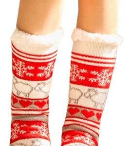 2x Pantuflas Medias Largas Térmicas Unisex Varios Colores