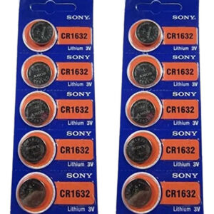 10x Baterías Cr1632 Pilas Botón Sony Original Litio 3v