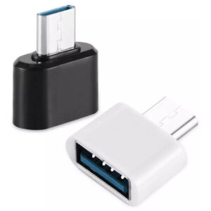 Convertidor Tipo C Macho A Usb 3.0 Hembra Otg Blanco/negro