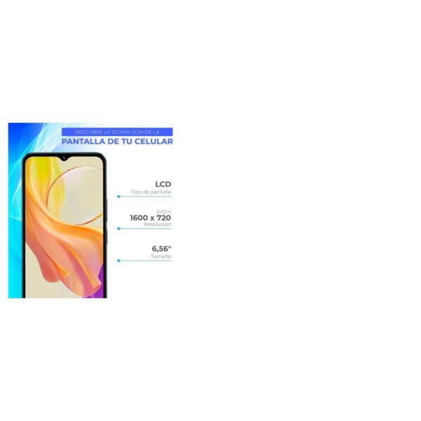 Celular Vivo Y03 Dual Sim 128g 4g Ram Negro Verde - Imagen 7