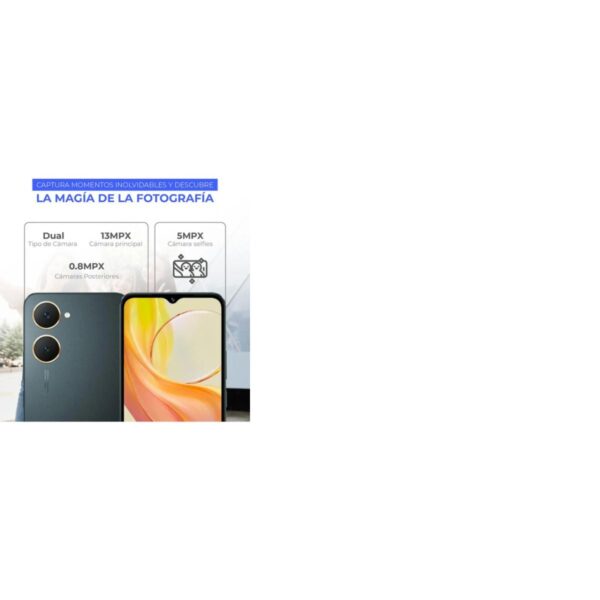 Celular Vivo Y03 Dual Sim 128g 4g Ram Negro Verde - Imagen 16