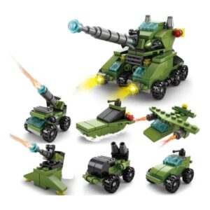 Mini Bloques De Seis En Uno Construcción Juguete Desarrollo