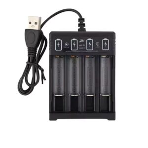 Cargador De Bateria Inteligente AA-AAA Carga Rapida Lcd