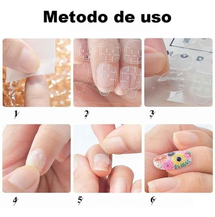 2400 Gomas Pegante En Gel Adhesivo Para Uñas Presson Stickon - Imagen 6