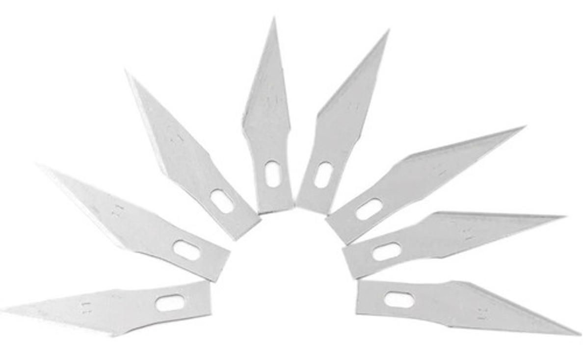 Repuestos Cuchilla Para Bisturí Cortador Punta De Lanza X100 - Imagen 3