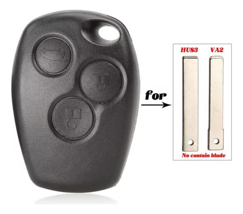 Carcasa Llave Renault Duster Logan Sandero Stepway 2 Botones - Imagen 2
