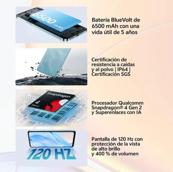 Celular Vivo Y39 256gb 5g Violeta - Imagen 5