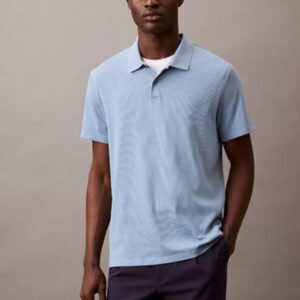 Camiseta Polo Manga Corta Azul Cielo Calvin Klein Talla M
