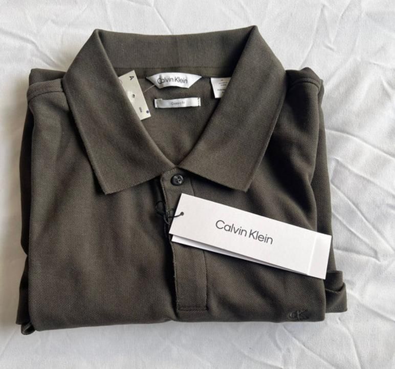 Camiseta Tipo Polo Classic Fit Beluga Calvin Klein Talla M