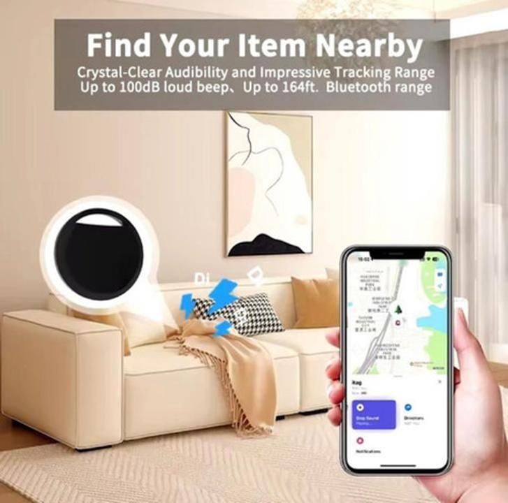 Smart Tag Rastreador Mfi Funciona Con Find My Bluetooth X4 - Imagen 17