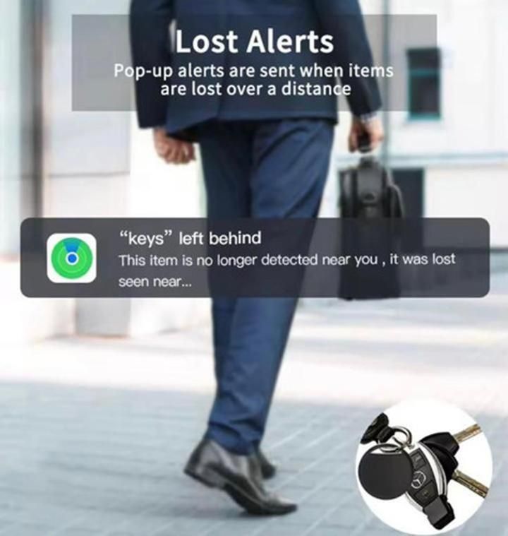 Smart Tag Rastreador Mfi Funciona Con Find My Bluetooth X4 - Imagen 9