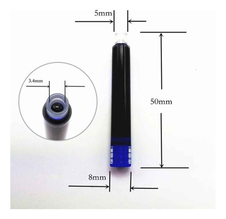 5 Cartuchos De Tinta T10 Azul Universal Pluma Lamy Generica - Imagen 5
