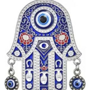 Colgante Mano De Fátima Con Ojo Turco Para Pared Protección