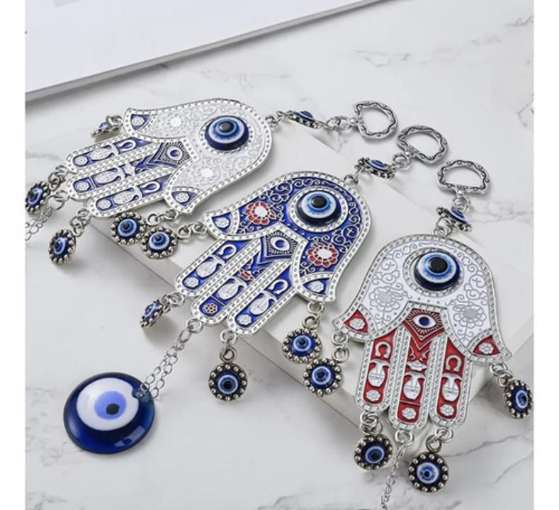 Colgante Mano De Fátima Con Ojo Turco Para Pared Protección - Imagen 5