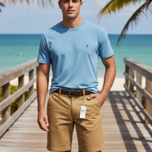 Bermuda Classic Fit Hombre 32 9.5” Nautica