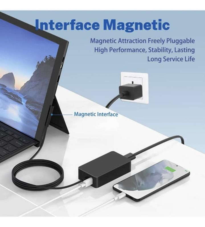 36w 15v 1625 Surface Laptop Cargador Fit Para Microsoft - Imagen 5