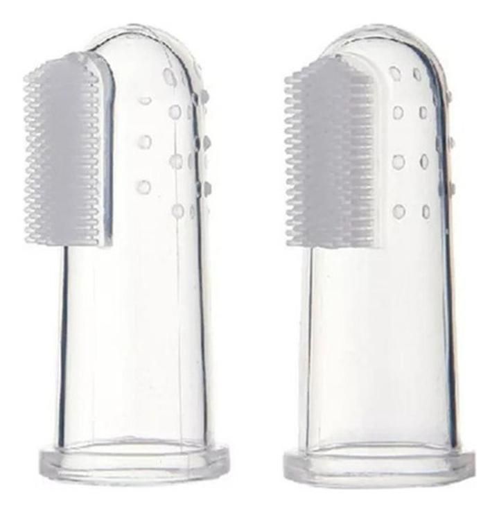 2 Cepillos De Dientes Oral Silicona Súper Suave Para Bebes - Imagen 3