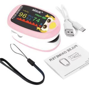 Oxímetro Pulsómetro Saturador Pediátrico Recargable Colores