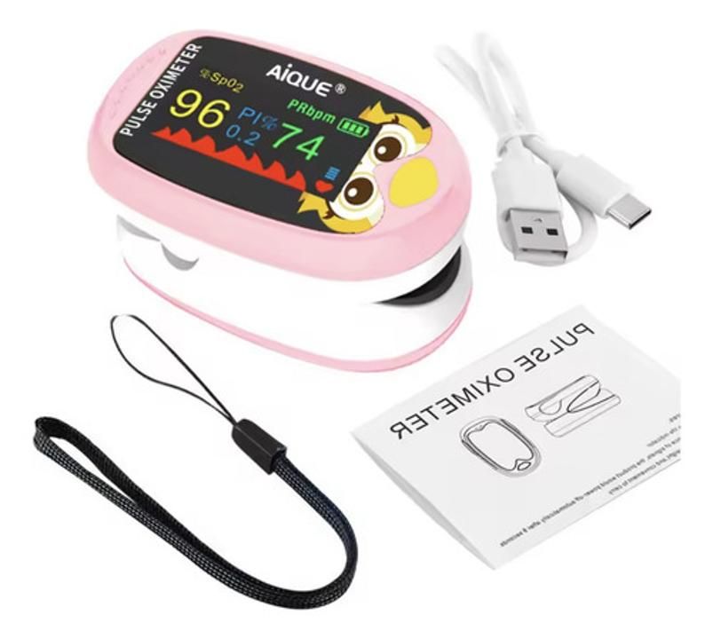 Oxímetro Pulsómetro Saturador Pediátrico Recargable Colores