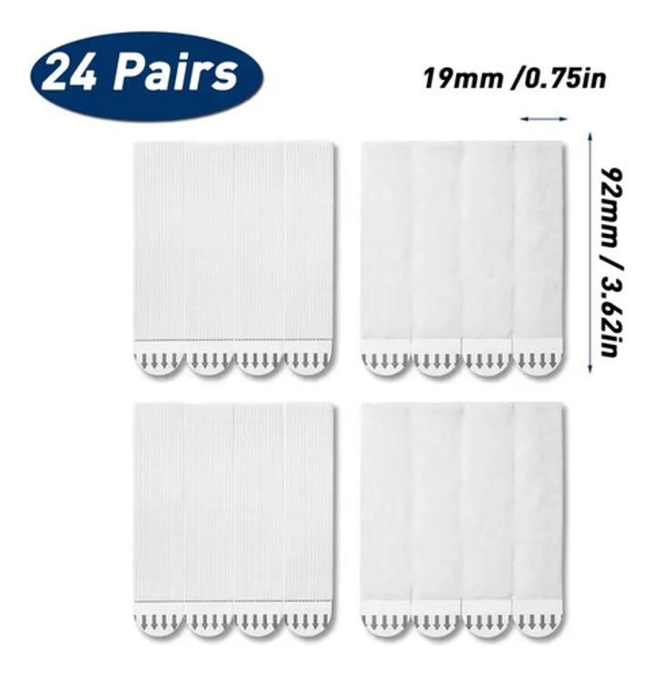 Tiras Para Colgar Marcos O Cuadros Grandes X 24 O 48 Pares X24 Pares Lisa