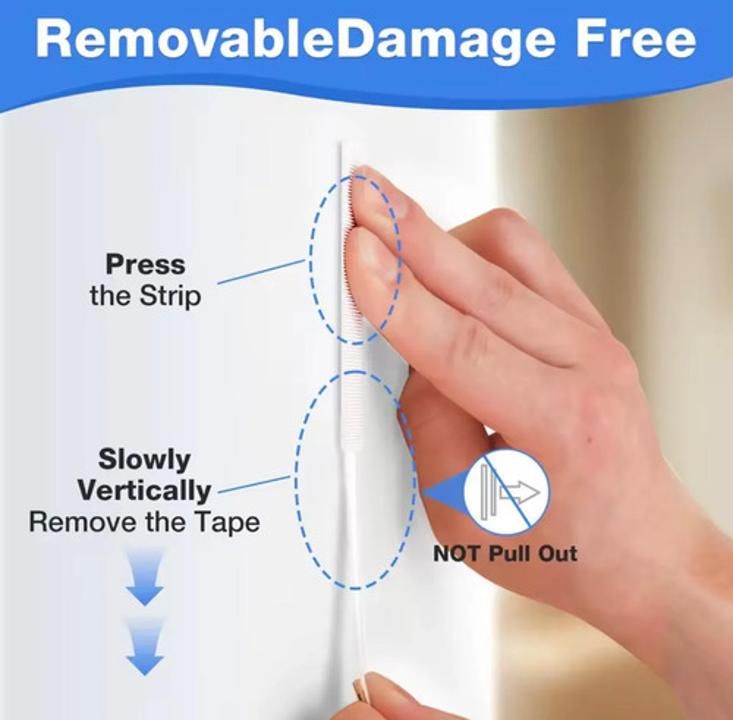 Tiras Para Colgar Marcos O Cuadros Grandes X 24 O 48 Pares X48 Pares Lisa - Imagen 5