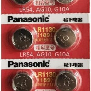 10 Baterías Ag10 Pila Sr1130 Botón Lr54 Lr1130 1.5v Alcalina