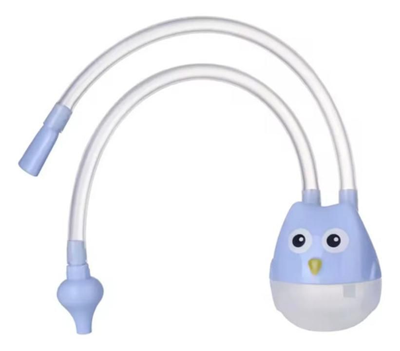 Aspirador Nasal Para Bebe Aspirador De Succion Saca Mocos Azul Claro