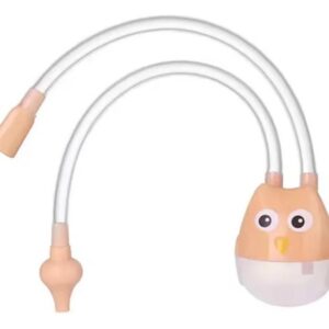 Aspirador Nasal Para Bebe Aspirador De Succion Saca Mocos Naranja