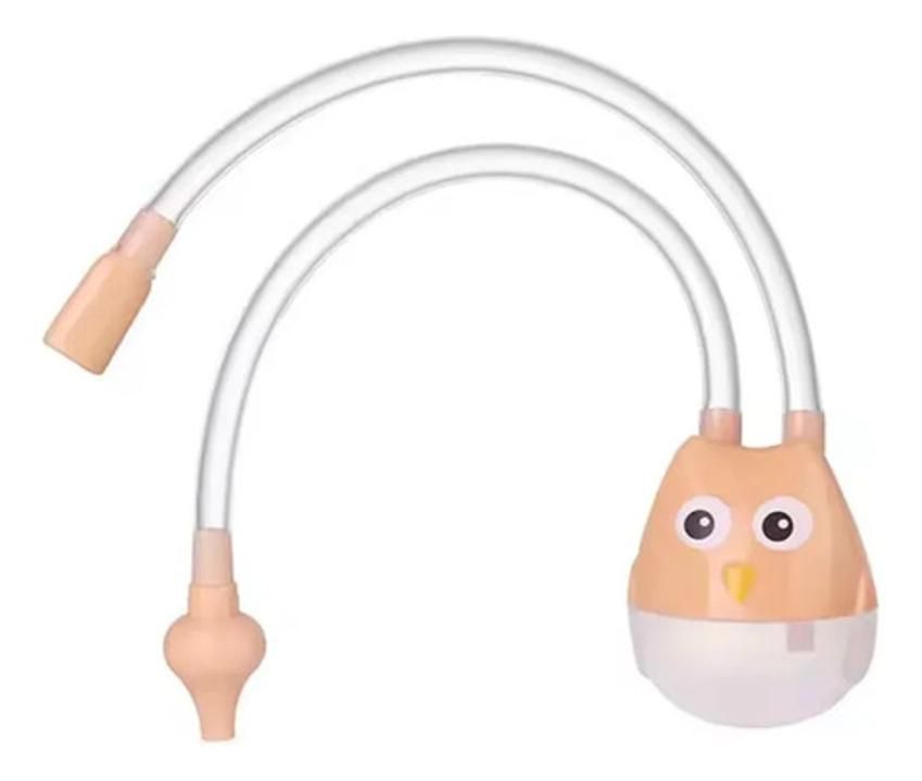 Aspirador Nasal Para Bebe Aspirador De Succion Saca Mocos Naranja