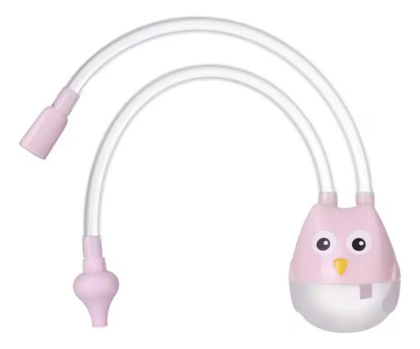 Aspirador Nasal Para Bebe Aspirador De Succion Saca Mocos Rosa Claro
