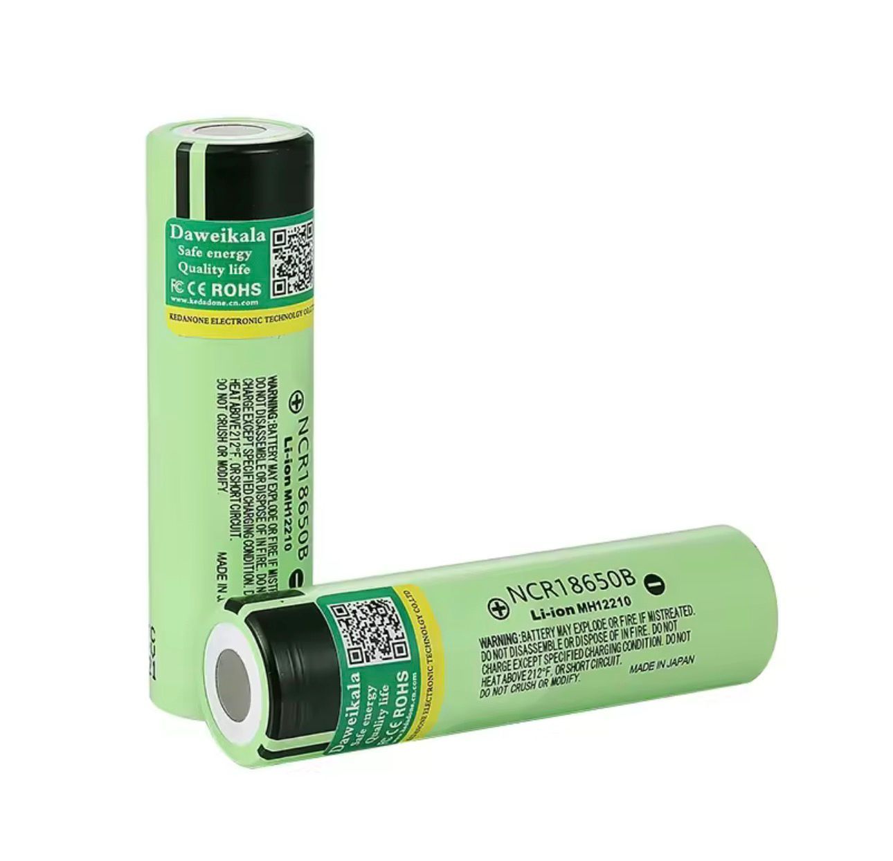 2 Baterías Litio Recargable Ncr 18650b 3400mah 3.7v - Imagen 5