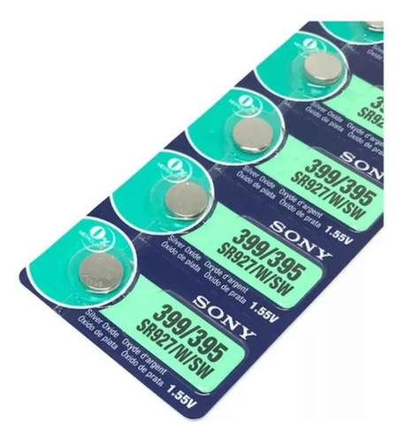 5x Baterías Sr920sw Pila Reloj 371 Botón Sony Original 1.55v - Imagen 2