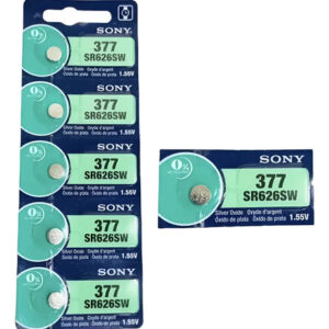 20 Pilas Sony Original Sr626sw 377 Baterías Botón 1.55 V