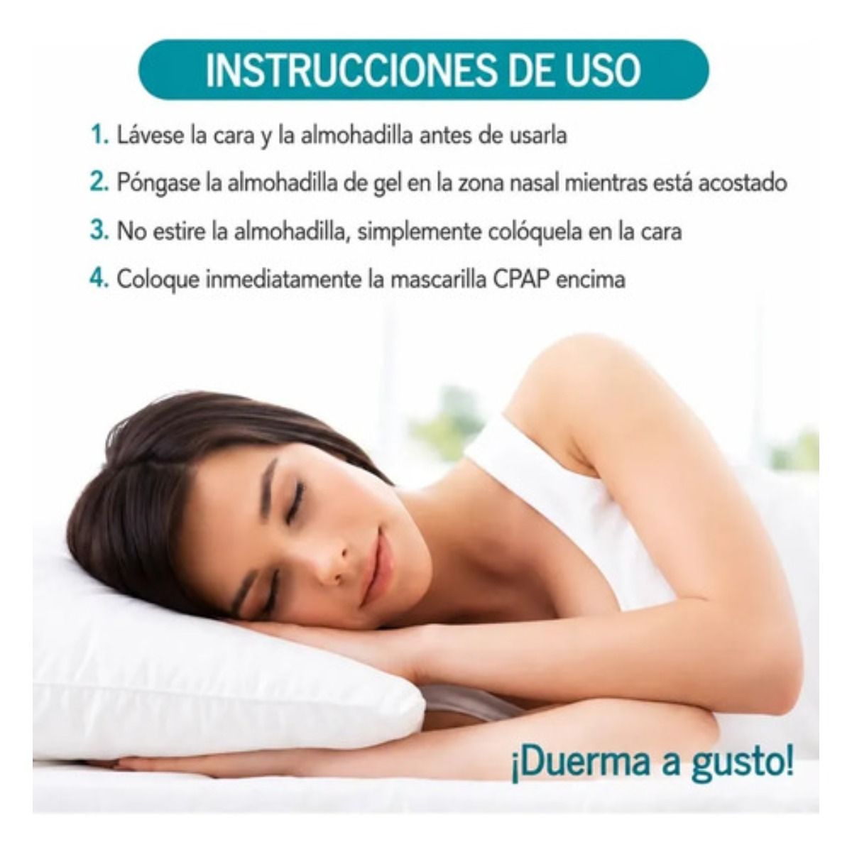 Almohadillas Nasales Cpap Protector Mascara Apnea X 10 Unid - Imagen 6