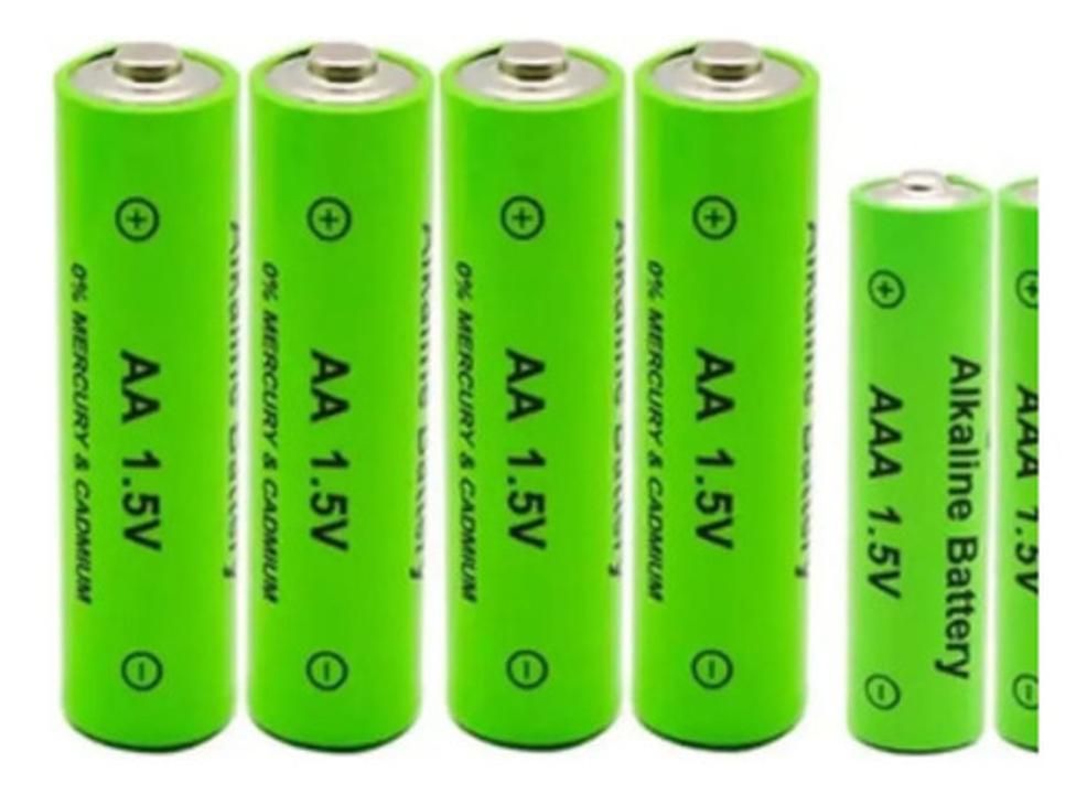 8 Baterías Alcalinas Recargables 4 Aa 3800mah 4 Aaa 3300mah - Imagen 2