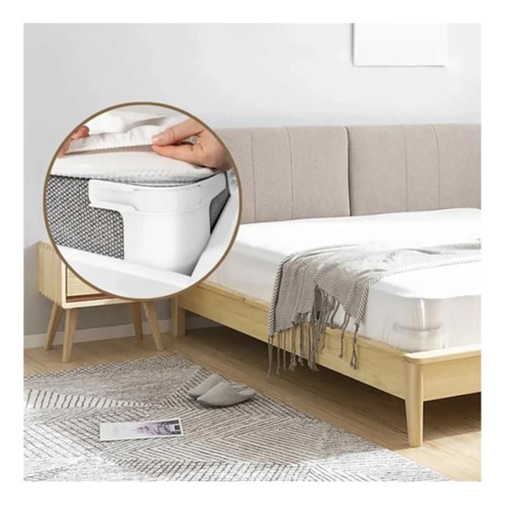Soporte Sujetadores De Sabanas Antideslizantes (4 Piezas) Gris Oscuro - Imagen 2