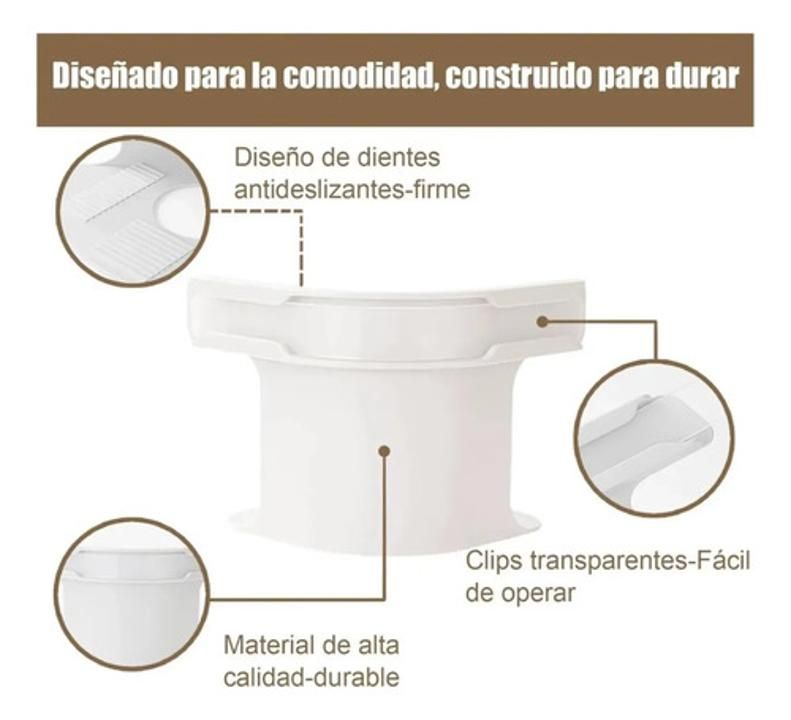 Soporte Sujetadores De Sabanas Antideslizantes (4 Piezas) Gris Oscuro - Imagen 5